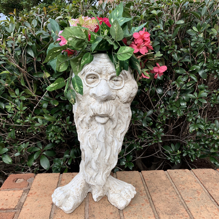 HomeStyles Muggly's the Face Grandpa RIP Statue Planter & Reviews Wayfair